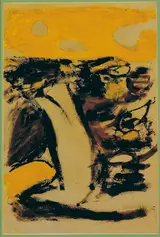 William Crozier, LANDSCAPE WITH YELLOW SKY