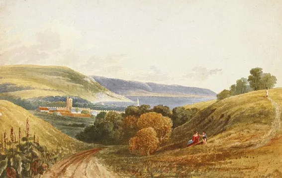 William Nicholl, A FOLIO OF WATERCOLOURS, watercolour with bodycolour and sgraffito