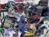 David Crone, UNTITLED (CITYSCAPE WITH CAR)