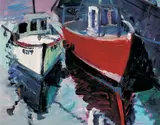 Brian Ballard, BOATS AT GROOMSPORT, BANGOR, COUNTY DOWN