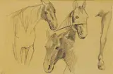Edith Anna Somerville, EQUINE STUDIES (SET OF 4)