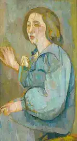 Stella Steyn, WOMAN IN BLUE