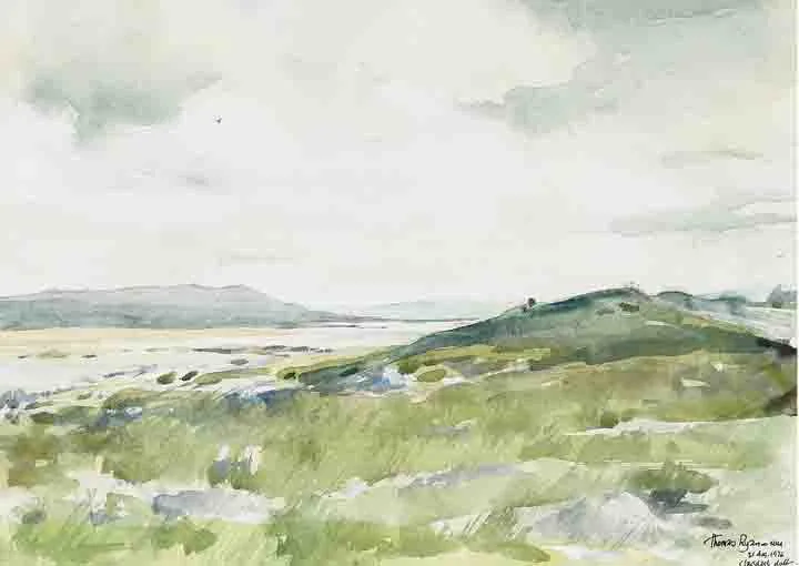 CLADDAGH DUFF by Thomas Ryan, watercolour over pencil, sold Nov 2003