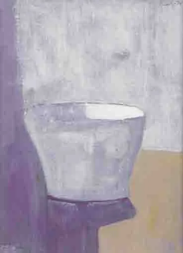 BOWL by Charles Brady, oil on board, sold Nov 2003