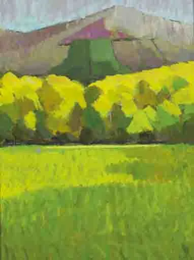 Robert Lynn, MEADOW (COUNTY WICKLOW), oil on canvas