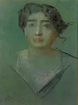 Sir Robert Staples, 12th Baronet, HEAD AND SHOULDERS OF A WOMAN