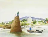 James MacIntyre, THE FISHERMAN'S DOGS, ROUNDSTONE, CONNEMARA