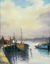 Norman J. McCaig, FISHING BOATS ARKLOW