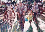 Arthur K. Maderson, TOWARDS THE END OF THE DAY (STUDY, TALLOW HORSE FAIR)