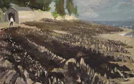 CORK BAY by Henry Robertson Craig, oil on board, offered Feb 2002