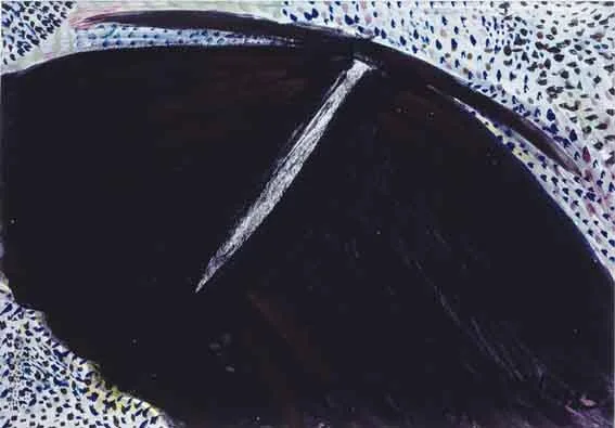 WINTER MOTH by Tony O'Malley, gouache with initials, titled and dated, sold Feb 2002