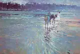 Arthur K. Maderson, LEADING THE PONIES ON THE STRAND