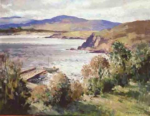 Maurice Canning Wilks, MUCKISH FROM ARDS, COUNTY DONEGAL, oil on canvas