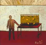 Graham Knuttel, MAN WITH FISH TANK