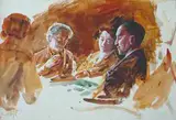 Sir Robert Staples, 12th Baronet, CONVERSATION PIECE