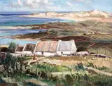 Rowland Hill, DONEGAL LANDSCAPE WITH COTTAGES