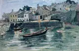 Gerard Dillon, VIEW OF ROUNDSTONE HARBOUR FROM THE WATER