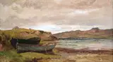 Alexander Williams, BEACHED ROWING BOATS BY A LOUGH