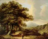 James Arthur O'Connor, WICKLOW LANDSCAPE WITH SOLITARY LANDSCAPE