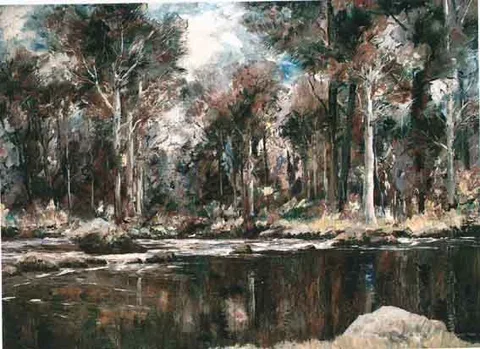 Fergus O'Ryan, MARCH DAY, oil on board