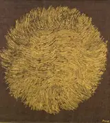 Patrick Scott, YELLOW WHORLS (SILK SCARF)
