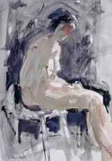 Basil Blackshaw, SEATED NUDE