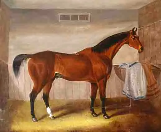 CHARLEY by Samuel Spode, oil on canvas, unlined, sold Oct 2001
