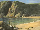 James Humbert Craig, BAY IN DONEGAL WITH FIGURES