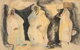 George Campbell, THREE ARABS, TETUAN 1960