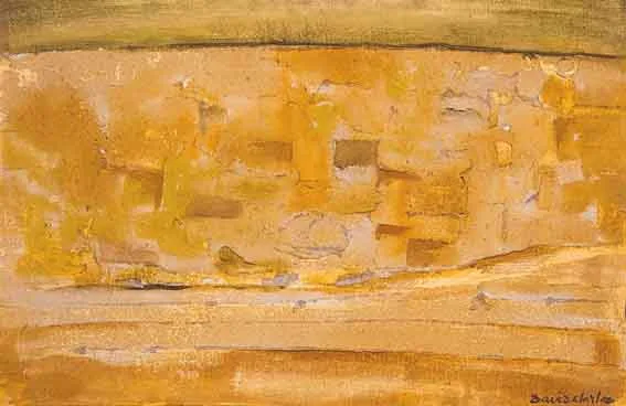 David Clarke, LORD MOYNE'S HAY BALES, mixed media on canvass