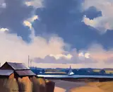 John Skelton, SAIL BOAT ON THE RIVER