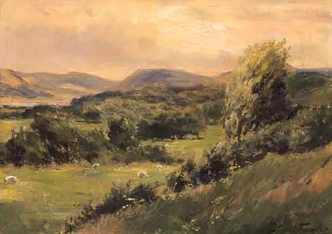Robert Fowler, IN THE MOURNES, oil on canvas