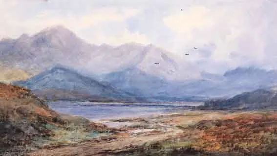 MAAM VALLEY, CONNEMARA by Alexander Williams, watercolour, sold Jun 2001