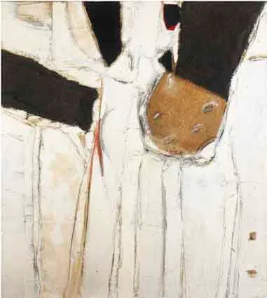 Patrick Dolan, SUBSTRATA ECHO, oil and mixed media on hessian