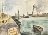 Moila Powell, HOWTH HARBOUR AND LIGHTHOUSE