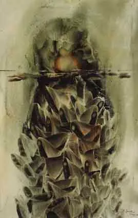 Jonathan Wade, PANIC, oil on canvas