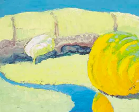 John Jobson, WHITETHORN, oil on board