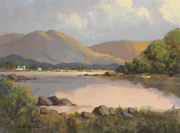 REFLECTIONS by George K. Gillespie, oil on canvas, sold Sep 2003