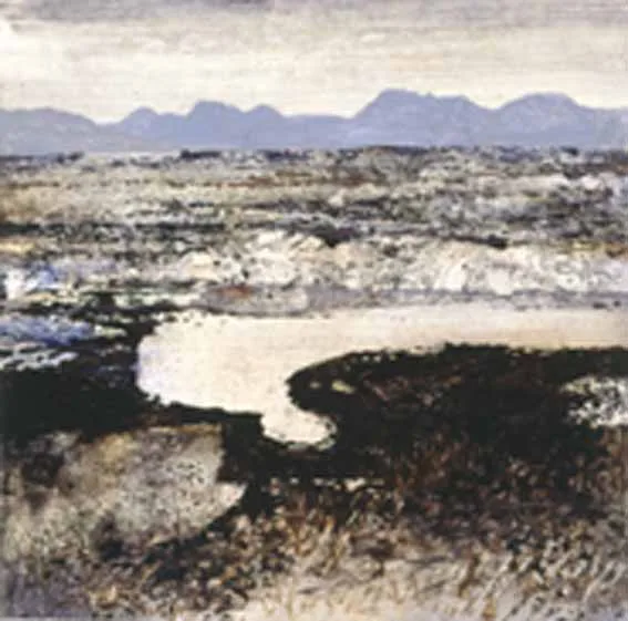 LETTERMORE by Colin Middleton, oil on board, sold Feb 2003