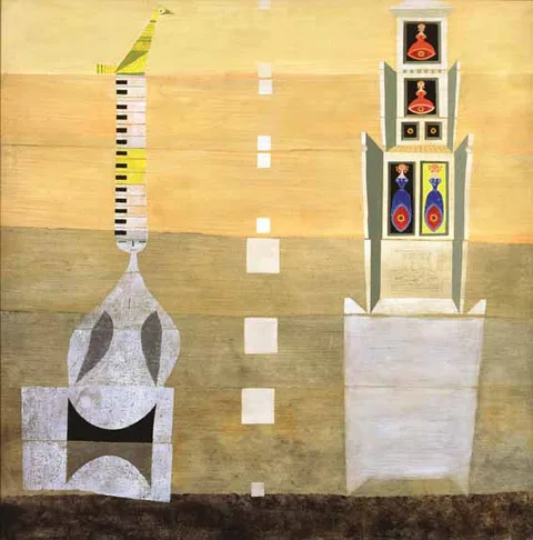 Colin Middleton, UNTITLED, 1983, oil on panel