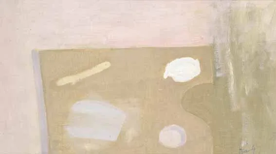 ARTIST'S PALETTE by Charles Brady, oil on linen, offered Feb 2003
