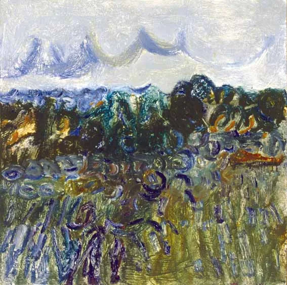 THE MOSS, DRUMRUSH by Colin Middleton, oil on board, sold Feb 2003