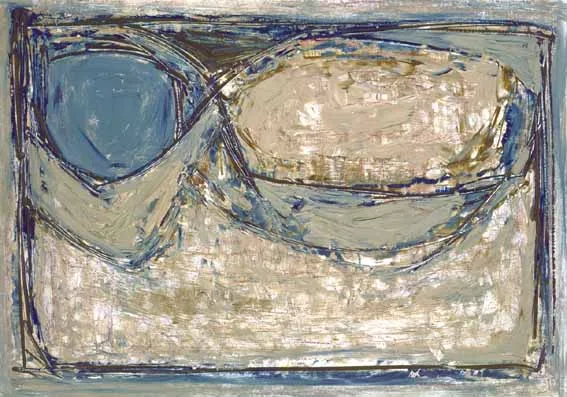THE BEACH by Seán McSweeney, oil on board, sold Feb 2003