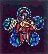 Evie Hone, ANGEL PLAYING INSTRUMENT - DESIGN FOR STAINED GLASS