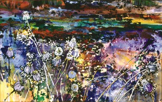 Kenneth Webb, ALCOCK AND BROWN LANDING SITE NEAR CLIFDEN, CONNEMARA, watercolour