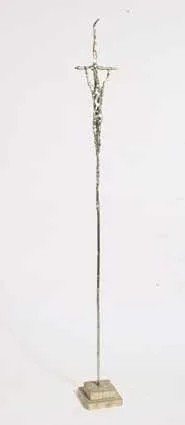 CRUCIFIXION by Edward Delaney, steel sculpture, sold Feb 2003