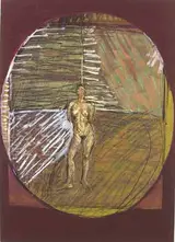 Brian Bourke, FIGURE IN A LANDSCAPE