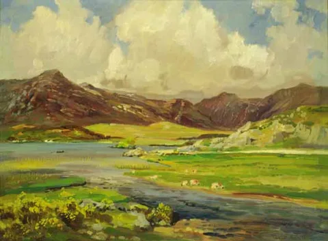 Donald Henry Floyd, IN THE HEART OF CONNEMARA, oil on canvas