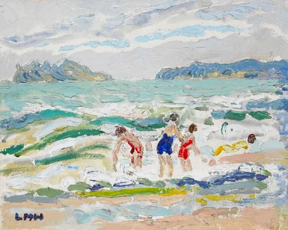 PORTMARNOCK by Letitia Marion Hamilton, oil on canvas board, sold Apr 2003
