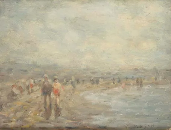 GALWAY by William Mason, 1970, oil on board, sold Apr 2003